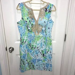 Lilly Pulitzer Seaweed Patterned Dress